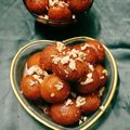 Nilu Mehta का कुकस्नैप जब उन्होंने सूजी के गुलाब जामुन(Suji ke gulab jamun recipe in Hindi) बनाया था।