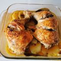 El cooksnap de Eva Jara Escanilla cuando hizo Muslos de pollo al horno con patatas.