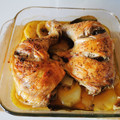 El cooksnap de Eva Jara Escanilla cuando hizo Muslos de pollo al horno con patatas.