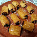El cooksnap de Sandra cuando hizo Mini napolitanas de chocolate.