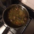 El cooksnap de Juanito cuando hizo Caracoles en salsa.