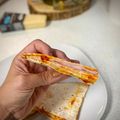 El cooksnap de Marieta cuando hizo Quesadillas de jamón braseado y queso edam.