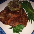 ricmarkr's cooksnap of when they made Sweet and Spicy Pork Chops.