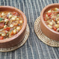 El cooksnap de María Amelia cuando hizo Garbanzos con bacalao.