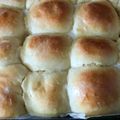 nykkihill's cooksnap of when they made Parker House Rolls.