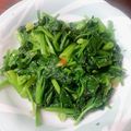 Lin Shu Jhen 的 鵝油香蔥炒波菜 cooksnap