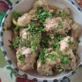 Asma Faryal Khan's cooksnap of when they made White chicken karahi.