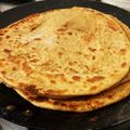 chaitali ghatak का कुकस्नैप जब उन्होंने पनीर आलू पराठा (paneer aaloo paratha recipe in Hindi) बनाया था।