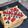 El cooksnap de Elena Torres Gutiérrez cuando hizo Tarta de hojaldre, con crema de almendras y frutos rojos.