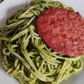 El cooksnap de Eduardo Ortega cuando hizo Tallarines verdes.