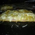 El cooksnap de Jack cuando hizo Fugaza rellena de jamón y queso.