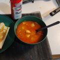 El cooksnap de Fer Pastrana cuando hizo Sopa de papa con chorizo 💯✔.