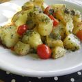 El cooksnap de graciela martinez IG @gramar09ok ☺💗 cuando hizo Patatas al pesto.