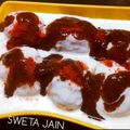 Sweta Jain का कुकस्नैप जब उन्होंने दही बड़े स्टफड (Dahi bade stuffed recipe in hindi) बनाया था।