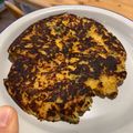 Bob's cooksnap of when they made Mashed potato waffles.