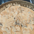 El cooksnap de Miguel Angel cuando hizo Pollo con salsa de nata y champiñones.