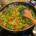 El cooksnap de Ana Rosello Ferreira cuando hizo Sopa Juliana.