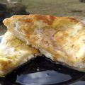 Rachael 's cooksnap of when they made Apple & Cream cheese Stuffed French Toast Sticks.