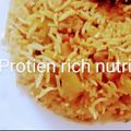 Rita Mehta ( Executive chef ) का कुकस्नैप जब उन्होंने सोया चंक्स बिरयानी बनाया था।