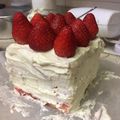 陳姿儀's cooksnap of when they made Strawberry & Cream Cake.