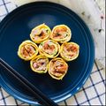 和樂 的 台式蔥蛋肉鬆飯捲 cooksnap
