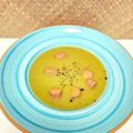 El cooksnap de Fernando Dabbah cuando hizo Sopa crema de arvejas.