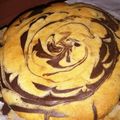 El cooksnap de Araceli Espinola cuando hizo Budín marmolado.