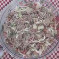 El cooksnap de kim yostim hernandez cuando hizo Salpicón de Res.