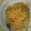 Cooksnap dari Savira Rima untuk resep Spaghetti Salmon Aglio Olio
