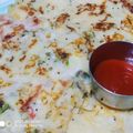 manisha manisha का कुकस्नैप जब उन्होंने सूजी और टमाटर का उत्तपम(Suji aur tamatar ka uttapam recipe in hindi) बनाया था।