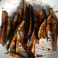El cooksnap de Isa Garcia cuando hizo Berenjenas fritas con miel de caña.