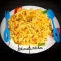 Komal Khatwani's cooksnap of when they made વેજ ચીઝ પાસ્તા (Veg Cheese Pasta Recipe in Gujarati).