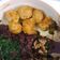 Cooksnap dari DElista mamany dave untuk resep Menu MPasi 8m+, Bubur bayam bakso daging saus tomat