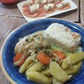 El cooksnap de Alberto Alfaro cuando hizo Estofado de Pollo.