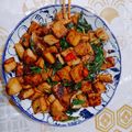 Gemini Chen 的 三杯豆干杏鮑菇 （五辛素） cooksnap