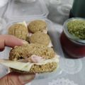 El cooksnap de Fiorella Delfino Presa cuando hizo Bizcochitos integrales.