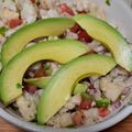El cooksnap de LuzMa SG cuando hizo Ceviche de coliflor.