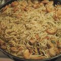 Joe's cooksnap of when they made Garlic shrimp.