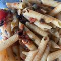 El cooksnap de Ana Pernas cuando hizo Espaguettis a la putanesca picante.