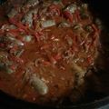 El cooksnap de Walter Miranda cuando hizo Chorizos a la pomarola en disco de arado.