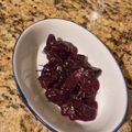 El cooksnap de Enrique Pombo cuando hizo Remolacha Harvard.