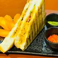 Madhurima Chakraborty's cooksnap of when they made চীজি স্যান্ডউইচ (Cheesy Sandwich stuffed with veggies recipe in Bengali).