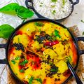 Sudha Agrawal का कुकस्नैप जब उन्होंने इंस्टेंट बेसन कढ़ी (instant besan i kadhi recipe in Hindi) बनाया था।