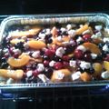 Kaylee's cooksnap of when they made Strawberry Cream Cheese Cobbler.