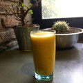 El cooksnap de Andrea dlrg cuando hizo Licuado de piña y jengibre.