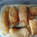 El cooksnap de Cocinando cuando hizo Merluza con bechamel de puerros.