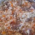 El cooksnap de Marisela Osorio cuando hizo Guiso de arroz y carne.