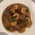 El cooksnap de Francesc cuando hizo Solomillo de cerdo con setas y langostinos en salsa de soja.