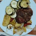 El cooksnap de Carlos Martin Chuecos cuando hizo Carrilleras de cerdo al horno.
