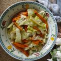 Cooksnap FZ Adzlin semasa beliau membuat Sayur kobis goreng.